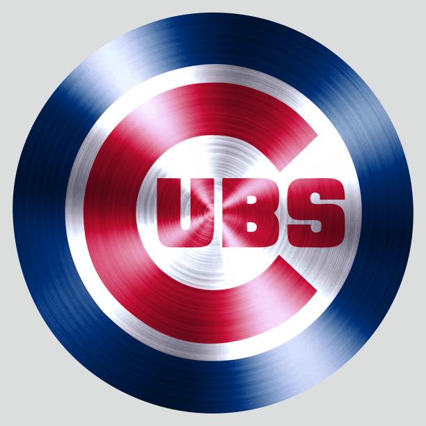 Chicago Cubs Stainless steel logo vinyl decal